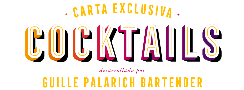 Carta exclusiva de cócteles para los 124 años de Sancti Spiritu, desarrollada por DrunkCOQ y Guille Palarich Bartender.